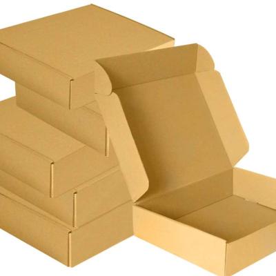 China Recycled Ad Package Box Materials Recyclable Cardboard Corrugated Clothing for sale