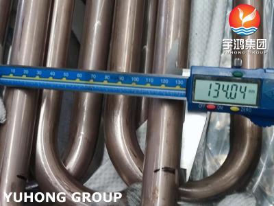 China ASTM B111 C70600 Seamless U Tube Copper Nickel 90/10 Copper Alloy Bending for sale