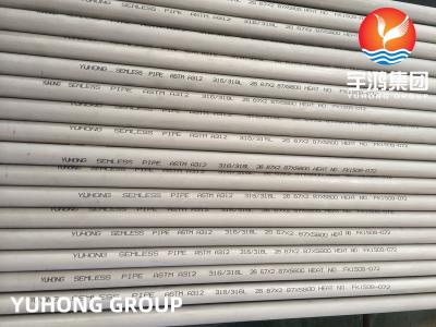 China Sünde Costura ASTM A312 TP304L TP316L Tubos de Acero Inoxidable temperte das In Essig einlegen von 100% UT UND zu verkaufen