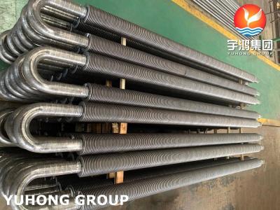 China CARBON STEEL HFW U BEND FIN TUBE A106 GR.B SEAMLESS PIPE CS FIN for sale