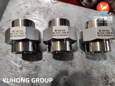 China Stainless Steel Forged Fittings A182 F316L 3/4 IN CL3000 THD ASME B16.11 for sale