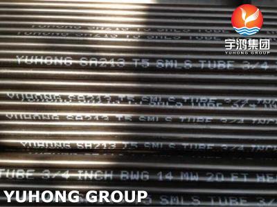 China Van de de Buisastm A213 ASME SA213 T5 Legering van de hoge drukboiler van de het Staal Naadloze Buis de Warmtewisselaarbuis Heater Superheater Tube Te koop