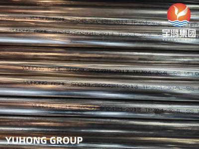 China ASME SA249 TP304/304L 1.4301/1.4307 Stainless Steel Bright Annealed Welded Tube for sale