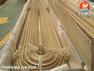 China Seamless Copper Tube ASTM B111 C68700 O61 Aluminum Bronze B U Bend Tube for sale