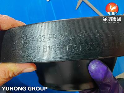 China ASTM A182 Gr F9 Alloy Steel Weld Neck Flange ASME B16.5 Gesmeed WNRF Flange Te koop