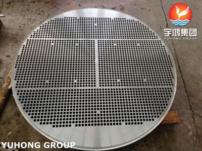 China A335 F5N Alloy Steel Tubesheet OD 1761MM*182MM  2476HOLES*19.25MM AS PER DRAWING for sale