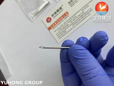 中国 ステンレス鋼 半完成針管 ISO9626 後ろ眼 AV 透析用フィスチュラ針 販売のため