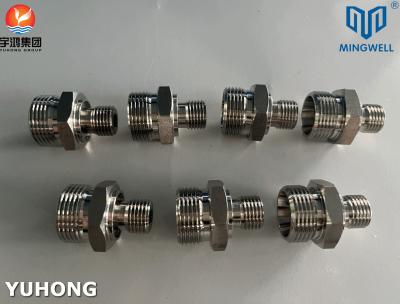 China 316L Hydraulic Stainless Steel Fitting,  Straight Adapter for sale