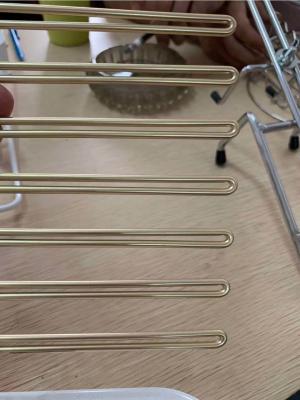 China Imitating Gold Plating Stainless Steel Wire Forming For Custom Products Golden Surface for sale