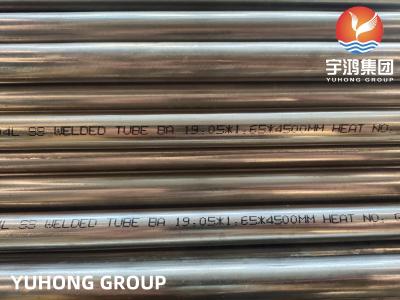 China ASTM A249 TP304/304L Stainless Steel Welded Tube for sale