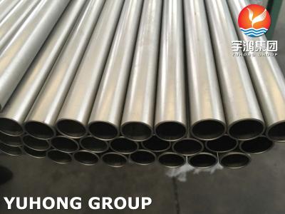 China ASME SB338 GR.7 / UNS R52400 Titanium Alloy Seamless Heat Exchanger Tube for sale