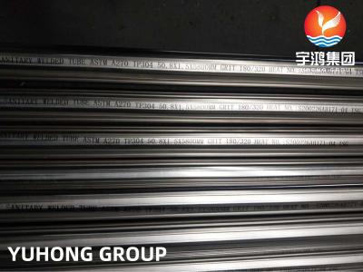 China SANITARY ASTM A270/270M TP304 STAINLESS STEEL WELDED TUBE GRIT POLISHED for sale