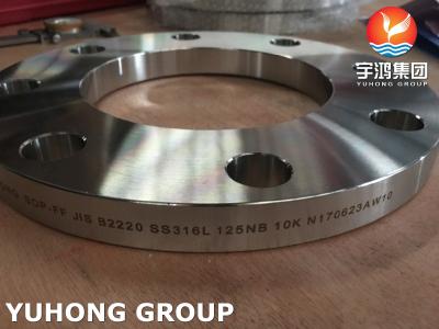 China SLIP ON FLANGE F316L FOR SHIPYARD JIS B2220 SOP-FF FLANGE  DIN2573 DIN2576 SOFF FLANGE PN6 PN10 PN16 —— 15 DAYS DELIVERY for sale