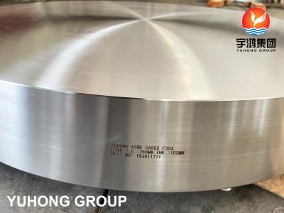 China SA965 F304 STIANLESS STEEL DISK FORGED CIRCLE PLATE ROUND SHEET for sale