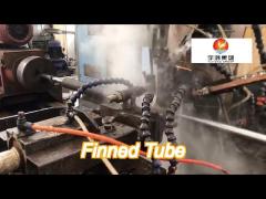 fin tube astm a213 t5 t11 t12 alloy steel hfw finned tube for cooler condenser heat exchanger