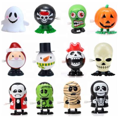 China Toy Christmas Wind Up Toy s Halloween Plastic Cogs Toys Wind Up On Chain Jumper Toys for sale