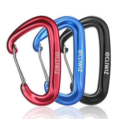 China JRSGS Lightweight Customized S7801 Aluminum Shape Climbing Clip Of Small Carabiner Key Chain Snap Tool D Hook Carabiner for sale