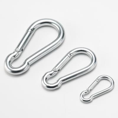 China Direct Wholesale 316 Stainless Steel Spring Hook 304 Heavy Industry JRSGS Factory Snap Climbing Button Carabiner for sale