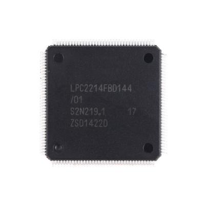 China New original high quality electronic integrated circuit standard IC MCU 16/32B 256KB FLSH LQFP144 LPC2214FBD144 of component BOM for sale