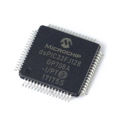 China New BOM integrated circuit IC chip standard original IC FLASH TQFP80 DSPIC33FJ128GP708A DSPIC33FJ128GP708A-I/PT for sale