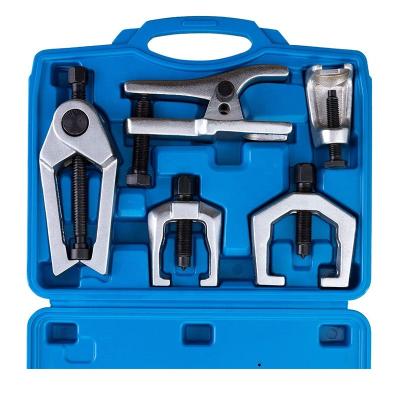 China Auto Repair Tools Kit Tir Rod Arm Puller Tool Kit Ball Joint Separator Removal Tool 5pcs Front End Service Kit for sale