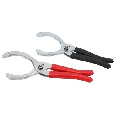 China Wholesale MULTI FUNCTIONAL Oil Filter Pliers Wholesale Car Oil Filter Wrench Pliers Plastic Coated Adjustable Oil Filter Wrench for sale