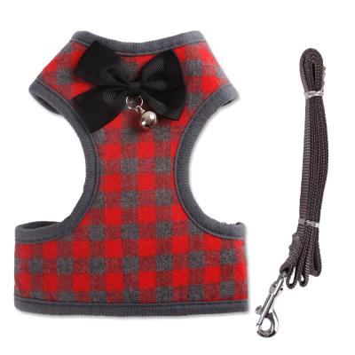 China DETACHED Dog Cat Harness With Leash Supplies Vest Adjustable Soft Breathable Walking Harness For Small Medium Large Dogs for sale