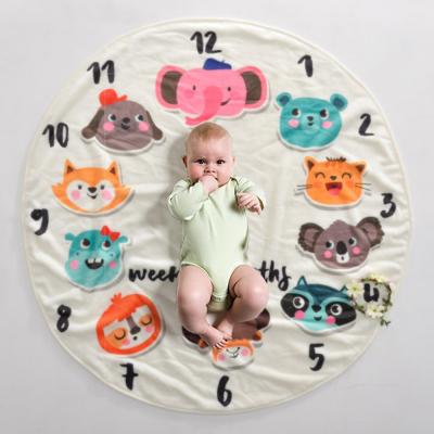 China Baby Photography Background Cloth Baby Anti-pilling Blanket Newborn Creative Studio Kids Gift Girls Photographic Wrap Blankets for sale