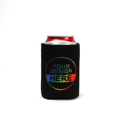 China Insulated 5 mm Neoprene Can Sleeving Collapsible Insulated 12 oz Can Cooler Custom Printed Stubby Holders for sale