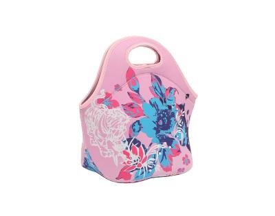 China Factory Direct Custom Waterproof 5mm Neoprene Insulated Lunch Bag Cooler Tote Bag With Heat Transfer Printing Sublimation for sale