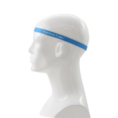 China Sporty OEM Customized Dye Sublimation Printed Anti Slip Elastic Mini Sports Headband For Men And Women for sale