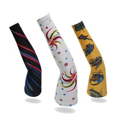 China Custom Breathable Hot Selling Anti Compression Sport Cycle Arm UV Cool Sleeve For Baseball for sale