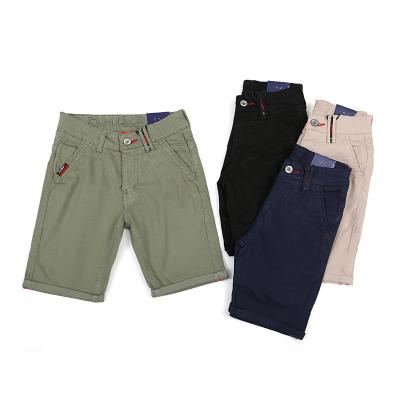 China Color Fade Proof Custom Boutique Pants For Kids Army Kids Essential Boy Casual Woven Shorts WASHED Short Pants for sale