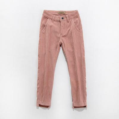 China Color Fade Proof 2022 autumn/winter sale essential kids warm pants pants for kids corduroy girls pants&trousers for sale