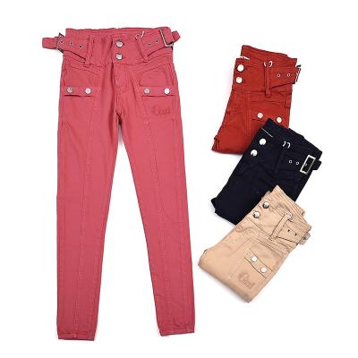 China Color Fade Proof New Arrivals 2022 winter pants for kids elastic cargo pants kids casual kids pants for girls for sale