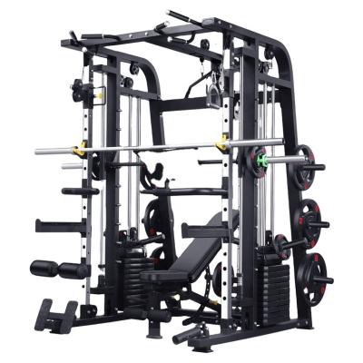 China Smith Machine Modern Fitness Equipment Hot Selling Gym Multifunctional Complete Smith Trainer for sale