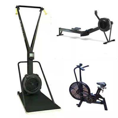 China Universal Commercial Fitness Machine Trainer Cross Fitness Wind Resistance Air Ski Manufacturer Ski Rowing Ski Rowers for sale