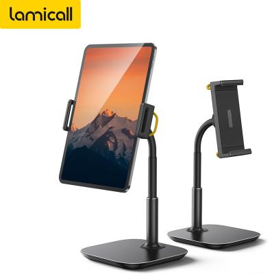 China Lamicall DT01 Gooseneck Tablet Stand Holder Rotating Tablet Stand Best 360 Adjustable Flexible Adjustable For Apple Ipad Mini Air for sale