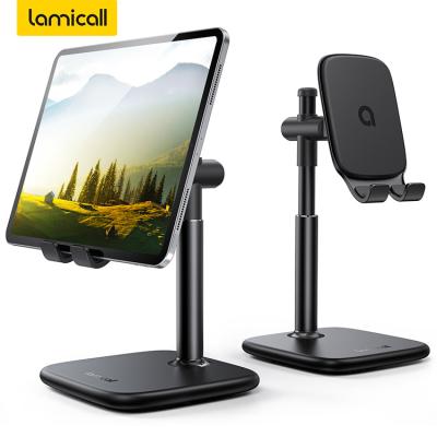 China Lamicall DT04 Phone Tablet Dock Adjustable Height Adjustable Desk Stand Tablet Desk Mount for iPad for sale