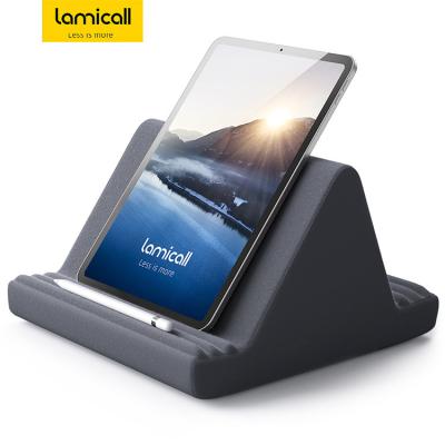 China PL01 PORTABLE Lap Desk Bed Pad Ultra Multi-Angle Stand Pillow Holder Lamicall Angle PL01 Soft Tablet Holder for iPad Light up for sale