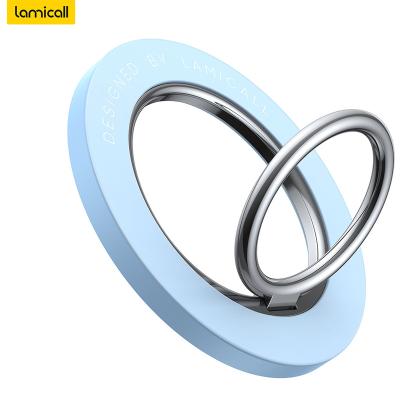 China PORTABLE Portable Mini Cell Phone Holder Lamicall Finger Magnetic Phone Ring Holder For MagSafe for sale