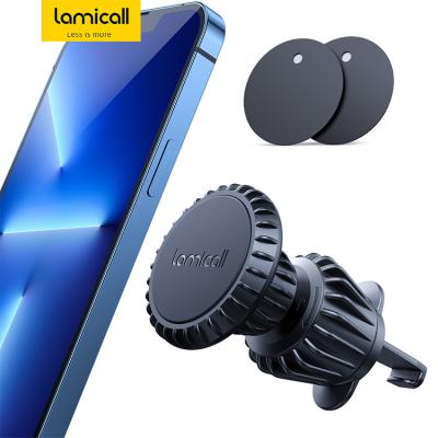 China Lamicall CV07 PORTABLE Magnetic Phone Holder For Car Vent Car Phone Magnetic Mount Hook Holder Cradle Clip Handle Longer for sale