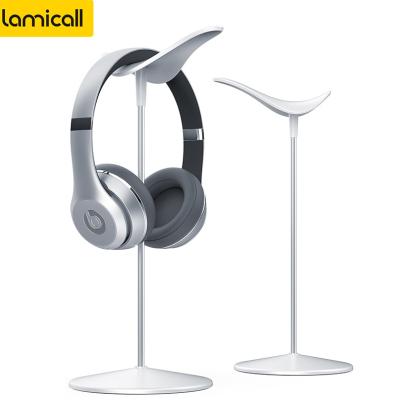 China Lamicall H1 Earphone Stand Headset Holder Desktop Earphone Desk Stand Rubber Pads Protector For All Max Headsets airpods for sale