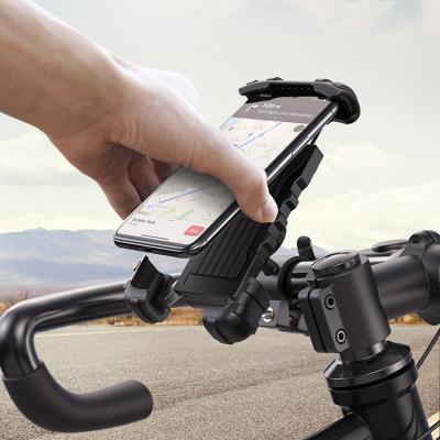 China Lamicall Adjustable Motorcycle Phone Holder BM02 Mount Handlebar Bicycle Cell Phone Holders For Motor Bikes for sale