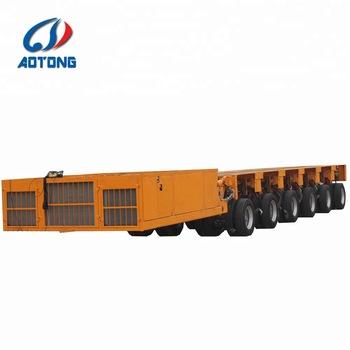 China Hydraulic Modular Truck Trailer Two Parts Beam Trailer 200T To 500T Big Bridge Beam Transport Wheel Truck Trailer for sale