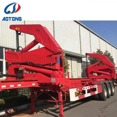 China Skeleton Trailers 40ft Self Loading Chassis Self Loading Chassis Container Semi Truck Container Side Loader Trailer 20ft Side Loader Trailer for sale