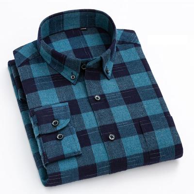 China New Design Anti-pilling Hot Sale Plus Size High Quality Cotton Long Sleeve Customized Slim Fit Casual Dress Shirt For Men for sale