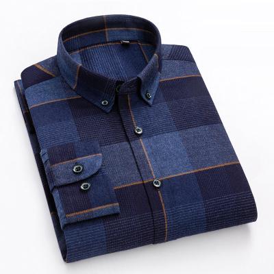 China Hot Sale Anti-pilling New Style Euro Size Customized Slim Fit Casual Dress Shirt Premium Fit Cotton Long Sleeve For Men for sale