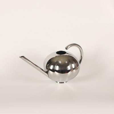 China Unique Metal Exquisite Garden Watering Cans Stainless Steel Watering Pots Decorative Watering Can 1.5L for sale