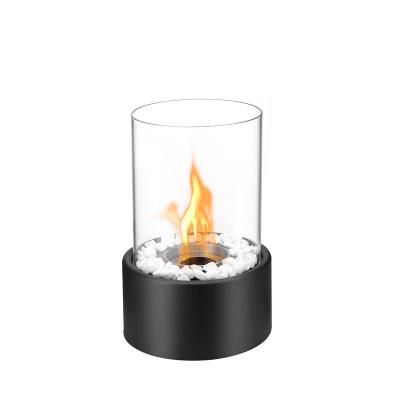 China Factory Direct Sale Conical Burr Fireplace Ceram Mirror Fireplace Tabletop Smokeless Pit for sale